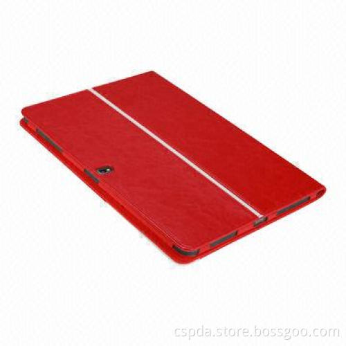 Book Folio Slim pu Case for Samsung Galaxy Note Pro 12.2, with White Stripe and Name Card Slot